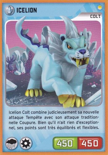 Carte Invizimals Nouvelle Alliance - Icelion -056 -