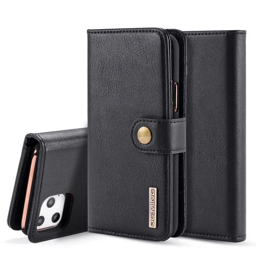 Coque Iphone 11 Pro Max,Etui Iphone 11pro Max,Etui Housse De Protection Magnétique À Deux Volets Iphone 11 Pro Max,Portefeuille Etui En Cuir Pu Premiumportefeuille Housse Pour Iphone 11 Pro Max,Noir
