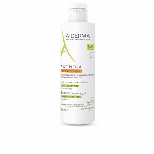 A-Derma - Exomega Control Gel Espumoso Emoliente A-Derma Douche Bébé 500 Ml 