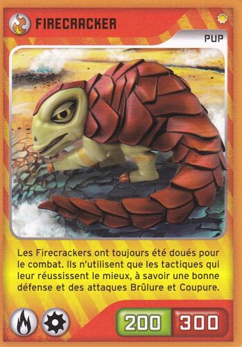 Carte Invizimals Nouvelle Alliance - Firecracker - 019 -