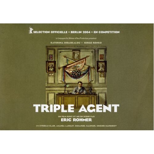 Triple Agent, Synopsis Dépliant, Eric Rohmer, Serge Renko, Katerina Didaskalou, Emmanuel Salinger