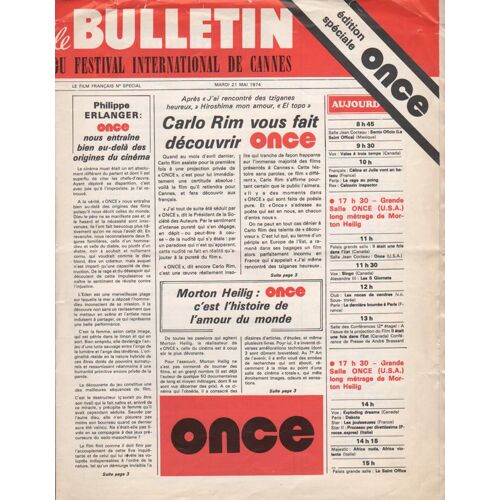 Once, Synopsis Dépliant, De Morton Heilig, Avec Christopher Mitchum, Marta Kristen, Jim Malinda