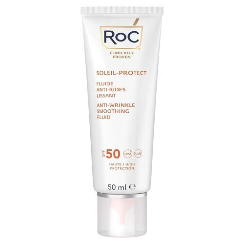 Roc - Roc Soleil Protect Fluide Lissant Visage Anti-Âge Spf50+ 50ml Crème Solaire 