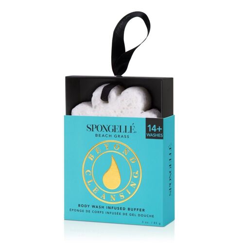 Spongelle - Boxed Flower White - Beach Grass Eponge De Corps Infusée Gel Douche 1 Unité 