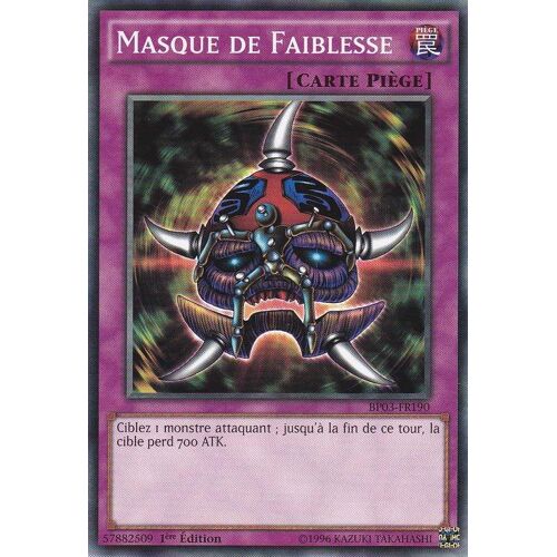 Yu Gi Oh! - Bp03-Fr190 Masque De Faiblesse