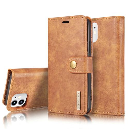 Coque Iphone 12 Mini,Etui Iphone 12 Mini,Etui Housse De Protection Magnétique À Deux Volets Iphone 12 Mini,Portefeuille Etui En Cuir Pu Premiumportefeuille Housse Pour Iphone 12 Mini,Kaki