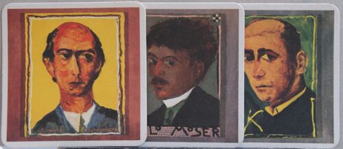 Lot De 3 Sous Bock Bière 1664 Collector Sous Bock'art Aldo Mondino