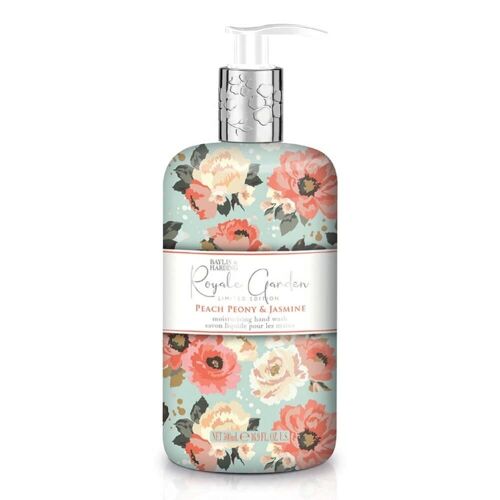 Baylis&harding - Royale Garden - Pêche, Pivoine Et Jasmin Savon Liquide Mains 500 Ml 
