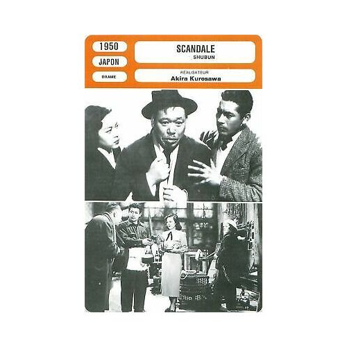 Fiche Monsieur Cinema Scandale (1950)
