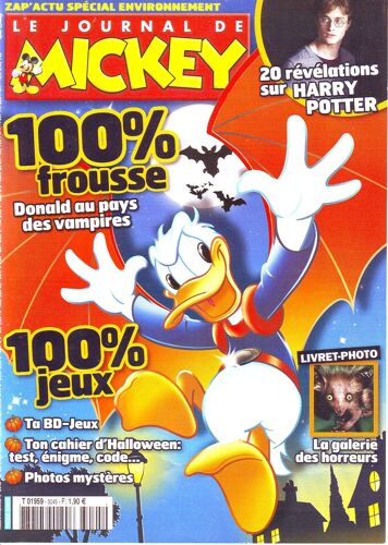 Le Journal De Mickey Hors-Série N° 3045 : 100% Frousse