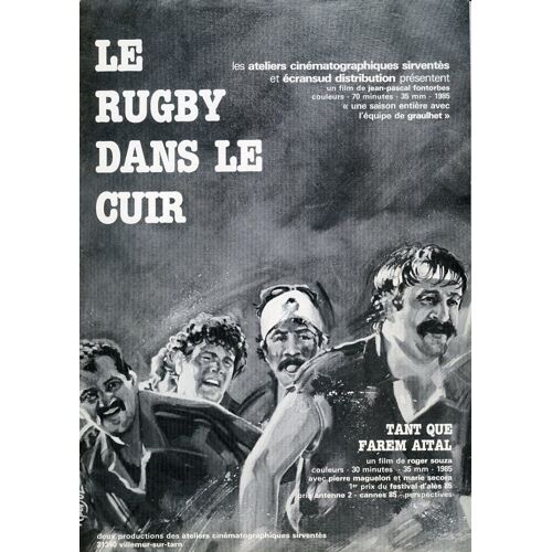 Le Rugby Dans Le Cuir, Synopsis Dépliant, Jean-Pascal Fontorbes, Avec Marie Cecora, Pierre Magueulon