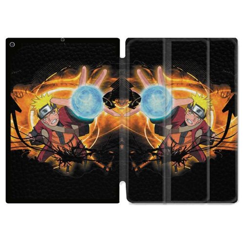 Housse Smart Cover Pour Ipad 10.2 Manga Naruto Noir