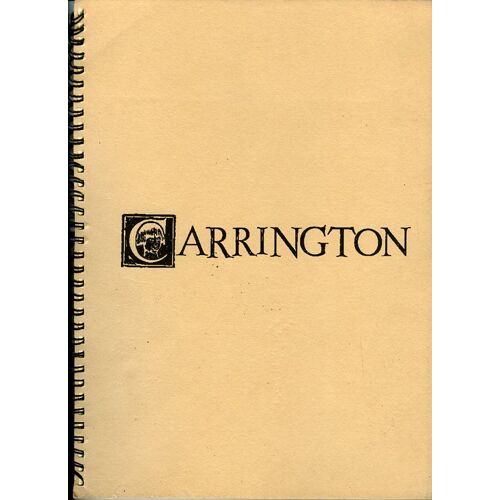 Carrington, Dossier De Presse, Christopher Hampton, Avec Jonathan Pryce, Emma Thompson, Rufus Sewell