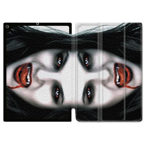 Housse Smart Cover Pour Ipad 10.2 Vampire Blanc