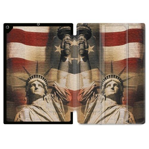 Housse Smart Cover Pour Ipad 10.2 Amerique Usa Statue Liberté