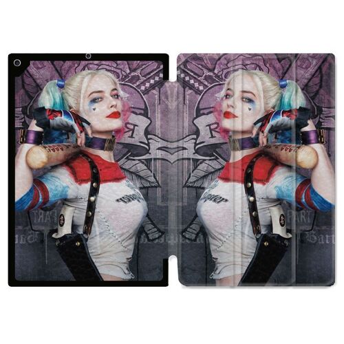 Housse Smart Cover Pour Ipad 10.2 Harley Quinn Batte