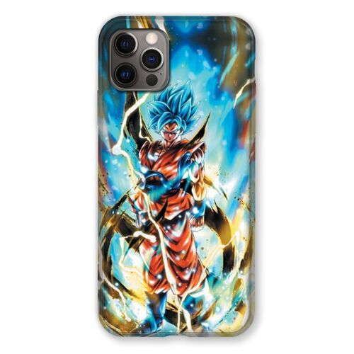 Coque Renforcée Pour Iphone 13 Mini (5.4) Manga Dragon Ball Sangoku Blanc