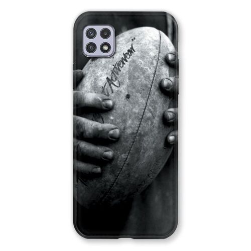 Coque Renforcée Pour Samsung Galaxy A22 5g Rugby Ballon Vintage