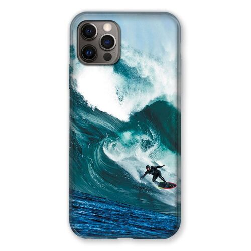 Coque Renforcée Pour Iphone 13 Mini (5.4) Surf Vague
