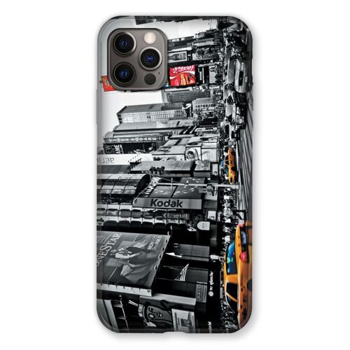 Coque Renforcée Pour Iphone 13 Mini (5.4) Amerique Usa New York Taxi