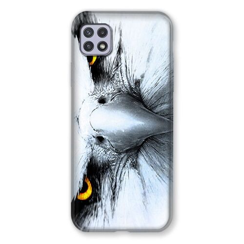 Coque Renforcée Pour Samsung Galaxy A22 5G Aigle Royal Blanc