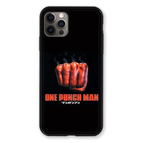 Coque Renforcée Pour Iphone 13 (6.1) Manga One Punch Man Poing