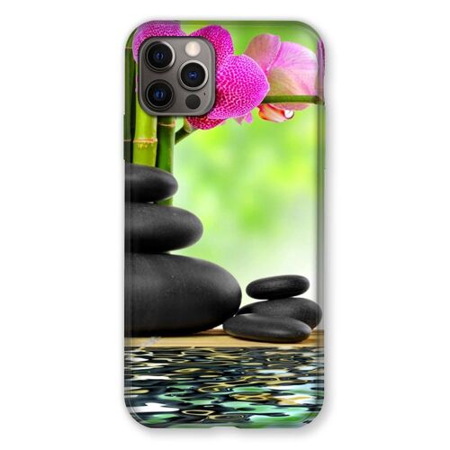 Coque Renforcée Pour Iphone 13 Mini (5.4) Orchidee Eau
