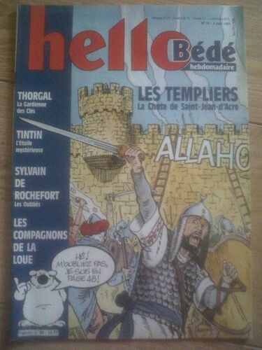 Hello Bédé 80 - Les Templiers , La Chute De Saint-Jean-D'acre