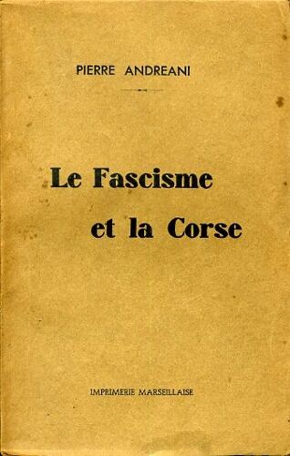Le Fascisme Et La Corse