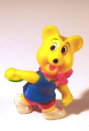 Figurine "Haribo" - Les Oursons Font Du Sport - N°6 Le Lanceur De Disque (2003)