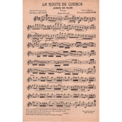 La Route De Cuenca Et Mi Sentancia (Tangos)