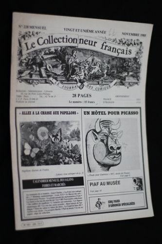 Le Collectionneur Français N°228 (Novembre 1985)