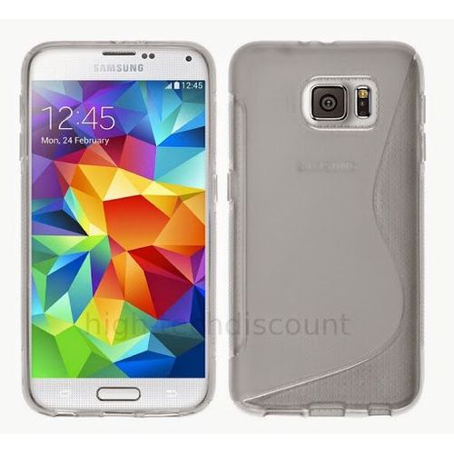 Housse Etui Coque Pochette Silicone Gel Fine Pour Samsung G925f Galaxy S6 Edge + Film Ecran - Transparent