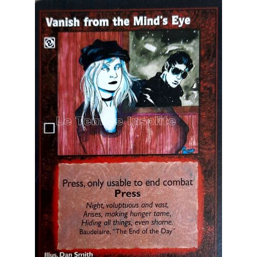 Carte Vampire - Vanish From The Mind's Eye 1995