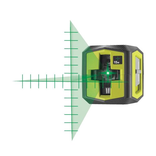 Laser croix verte RYOBI - 15m de portée - RBCLLG2