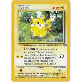 Pikachu 50 Pv 60-64 - Pokemon Jungle - Carte Française