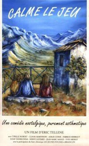 Calme Le Jeu -Véritable Affiche De Cinéma Pliée -Format 120x160 Cm- De Eric Tellene Avec Fabrice Herbaut, Cyrille Robert, Azilis Coine, Chloe Martinon, Thierry Sebban, Patrick Gimenez, F. Tamet - 2000