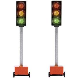 Busch H0 Feux De Signalisation De Chantier Modèle Fonctionnel 5451 2 Pc(S)-Busch