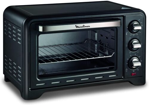 Mini Four De 19l Avec Chaleur Tournante 1380w Noir