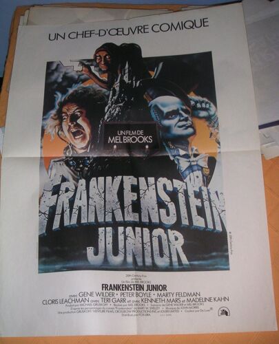 Affiche 60 X 80 Cm Frankenstein Junior De Mel Brooks