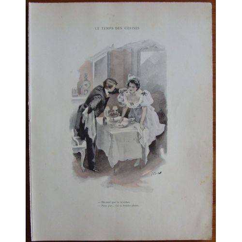 Les Fêtes Galantes ( Bac ) : " Le Temps Des Cerises "