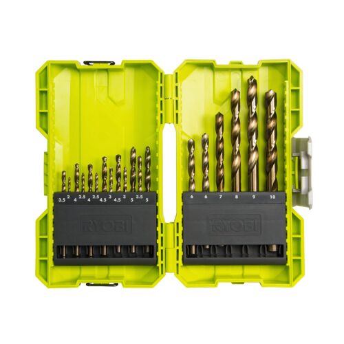 Coffret empilable RYOBI 19 forets HSS métal RAK19HSS2