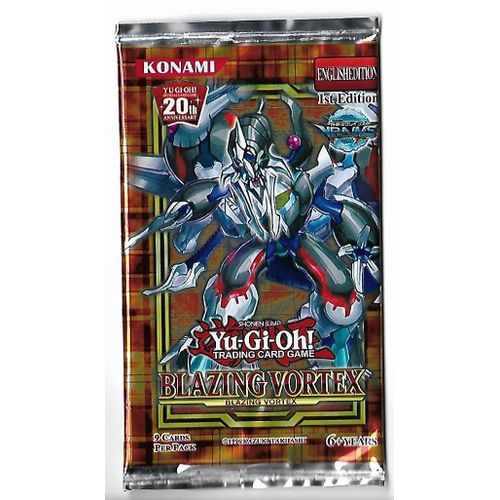 Pochette Orange De Cartes Yu-Gi-Oh! Blazing Vortex (Version Anglaise)