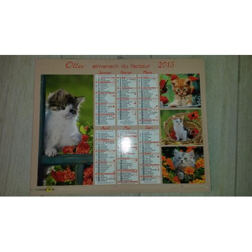 Calendrier La Poste 2015 Oller 207