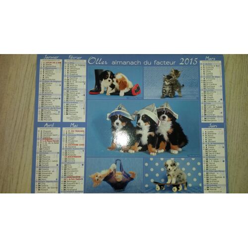 Calendrier La Poste 2015 Oller 211