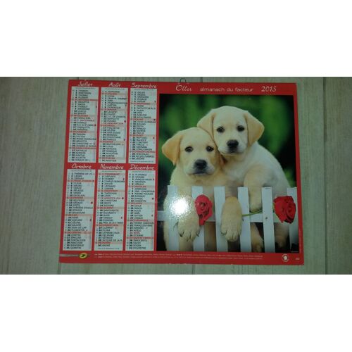 Calendrier La Poste 2015 Oller 212