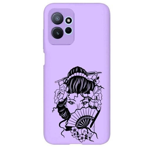 Coque Violet Redmi Note 12 4g Geisha Anime Japan