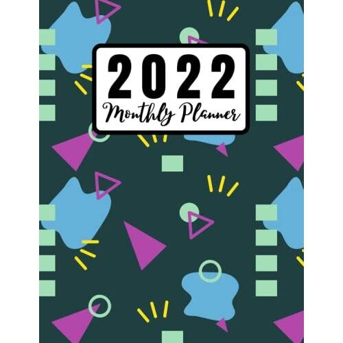 2022 Calendar And Monthly Planner: Cute Lines And Shapes Daily / Weekly Organizer And Chaos Coordinator With To-Do Lists | Includes A Notes Section | ... Diary I Ideal Christmas And New Year's Gift