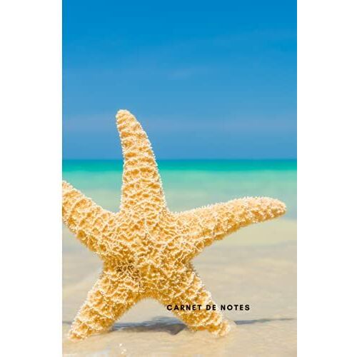 Carnet De Notes | 121 Pages: Pour Les Notes (Vacances, De Choses À Faire, Idée Cadeau) | Image Etoile De Mer