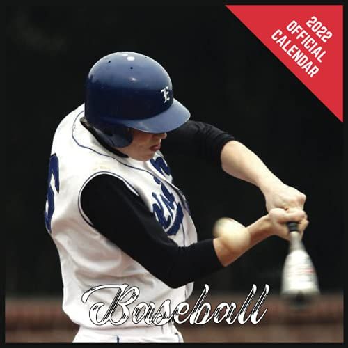 Calendar 2022 Baseball: Baseball Official 2022 Monthly Planner, Square Calendar With 19 Exclusive Baseball Photoshoots From July 2021 To December 2022